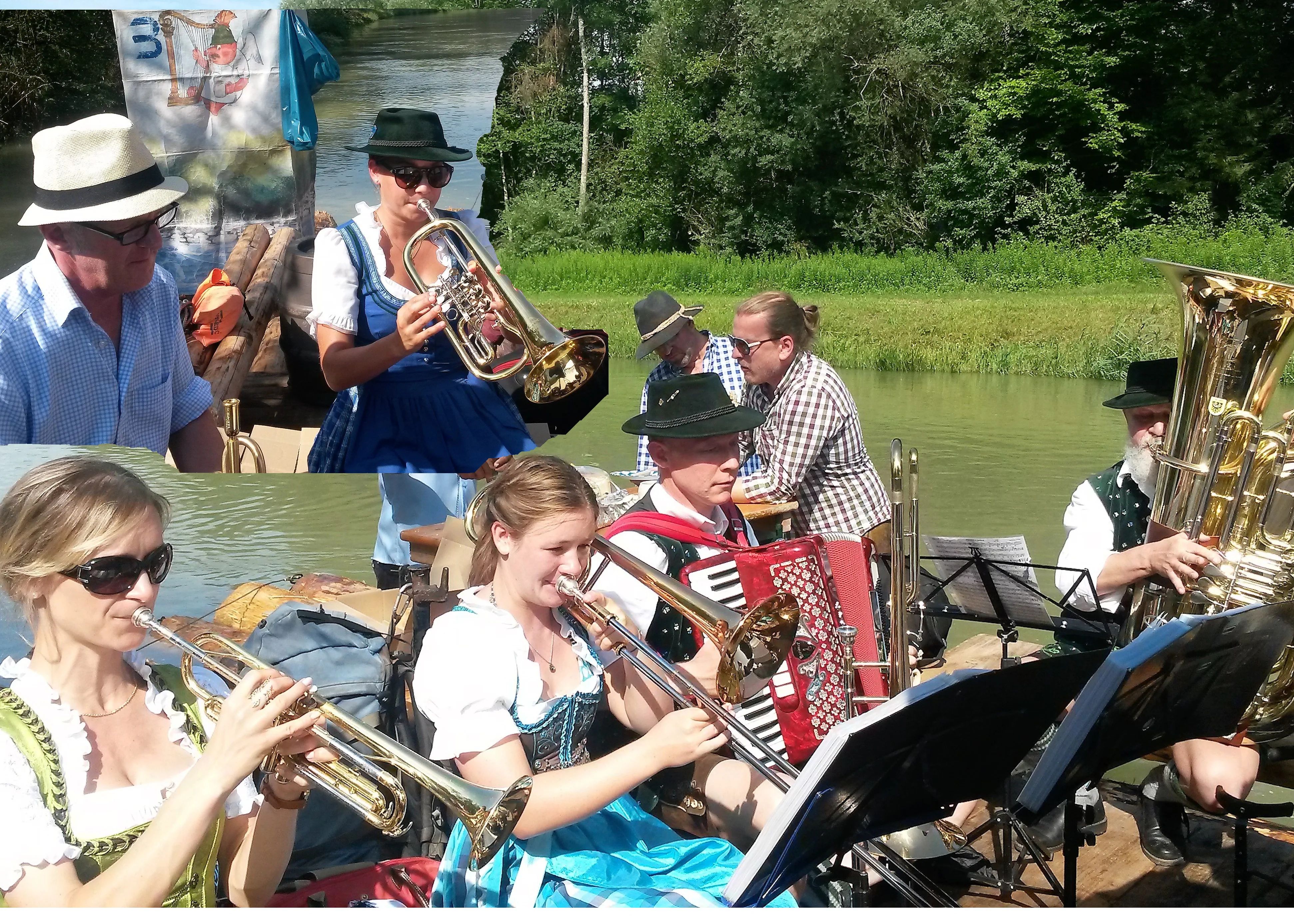 Isar-Floßfahrt 2017